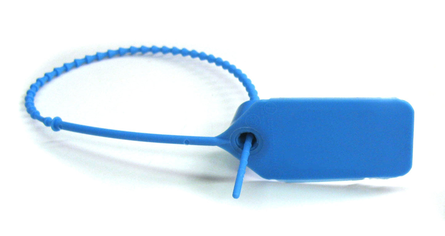 Pull-Tight Loks Tamper Evident Seal UnNumbered Blue Plastic 9 Inch (451166_PK)