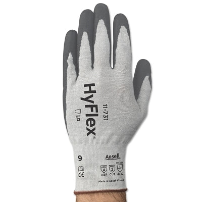 Ansell 11-731 Gloves, Size 10, Gray (012-11-731-10)
