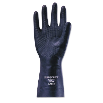 Ansell Neoprene Gloves, 11, Black (012-29-865-11)