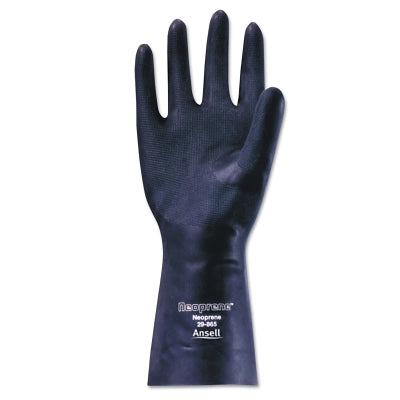 Ansell Neoprene Gloves, 10, Black (012-29-865-10)