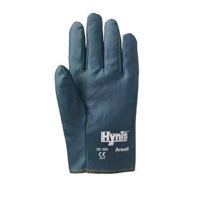 Ansell Hynit Nitrile-Impregnated Gloves, 7.5, Blue (012-32-105-75)