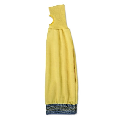 Ansell 59-408 Medium-Duty Protective Sleeve, 22 in L, Elastic Band Closure, Yellow (012-59-408-22in)