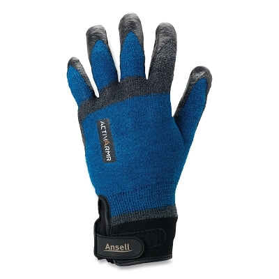Ansell 97-003 Medium-Duty Cut Resistant Gloves, Medium, Black/Blue (012-97-003-9)