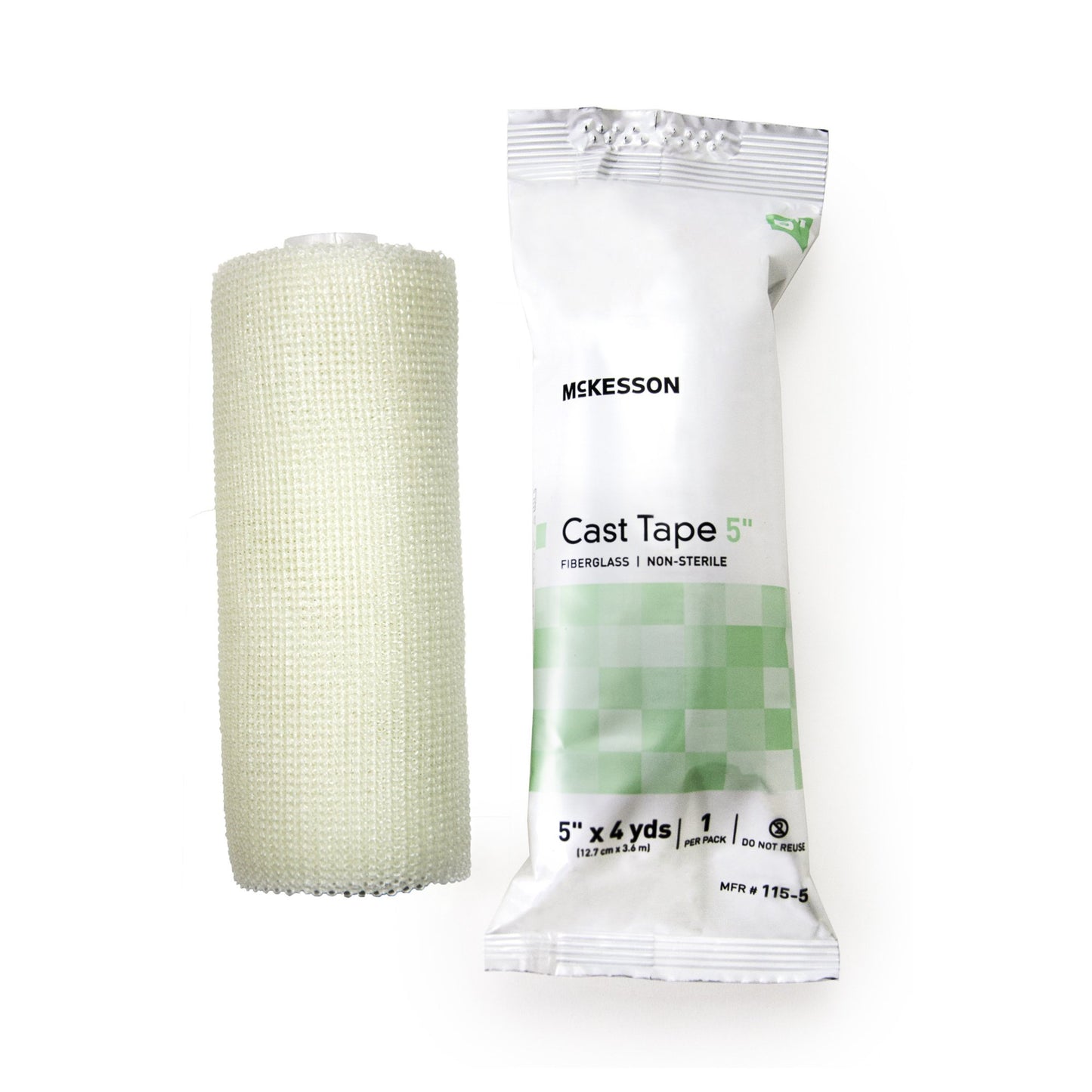 McKesson Cast Tape 5 Inch X 12 Foot Fiberglass White (733700_BX)