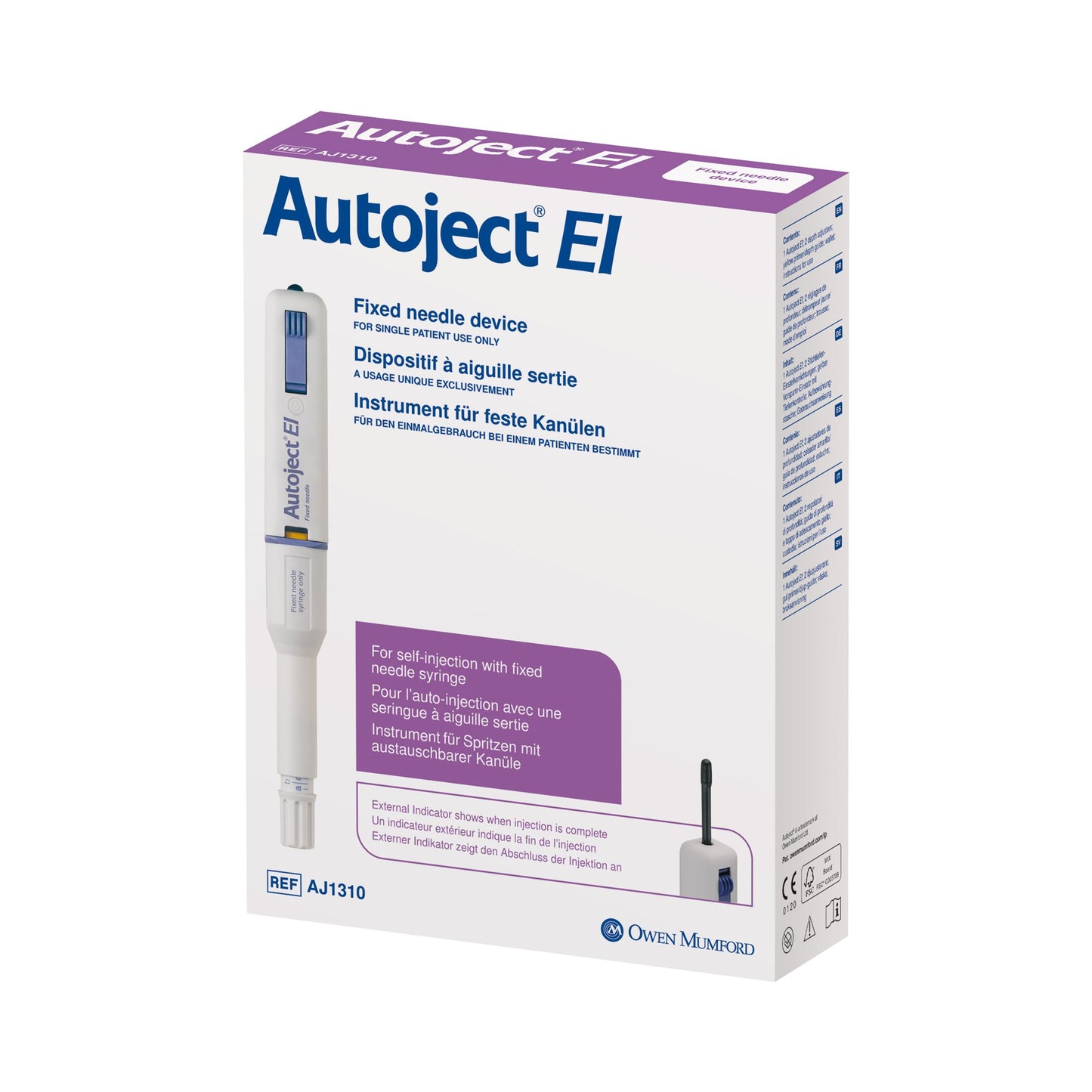 Autoject® EI Self Injection Device Autoject® EI (1188747_BX)