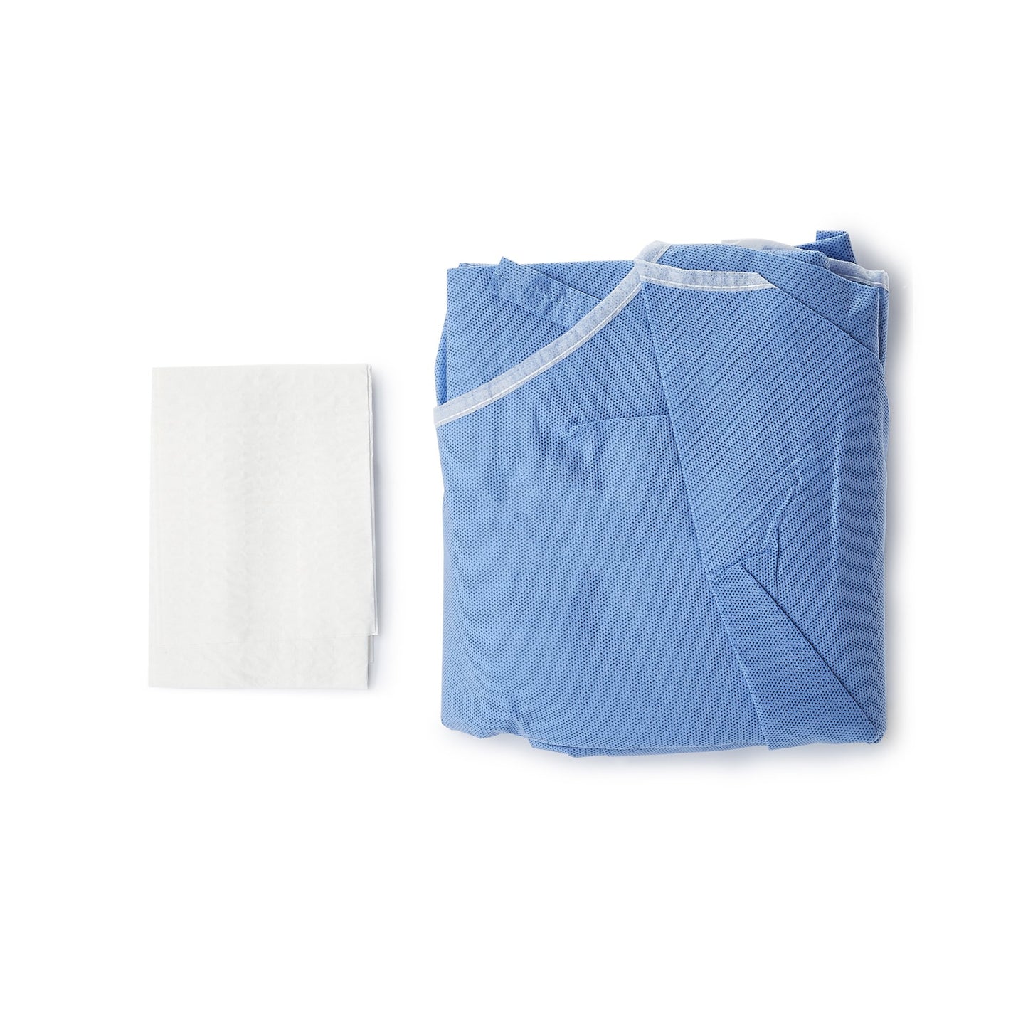 McKesson Non-Reinforced Surgical Gown with Towel 3X-Large Blue Sterile AAMI Level 3 Disposable (1104455_CS)