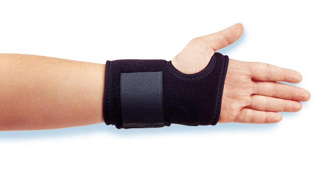 Gel Wrist Wrap Wrist Brace Mineral Oil / Neoprene / OK Cloth Left Hand Black One Size Fits Most (670895_EA)