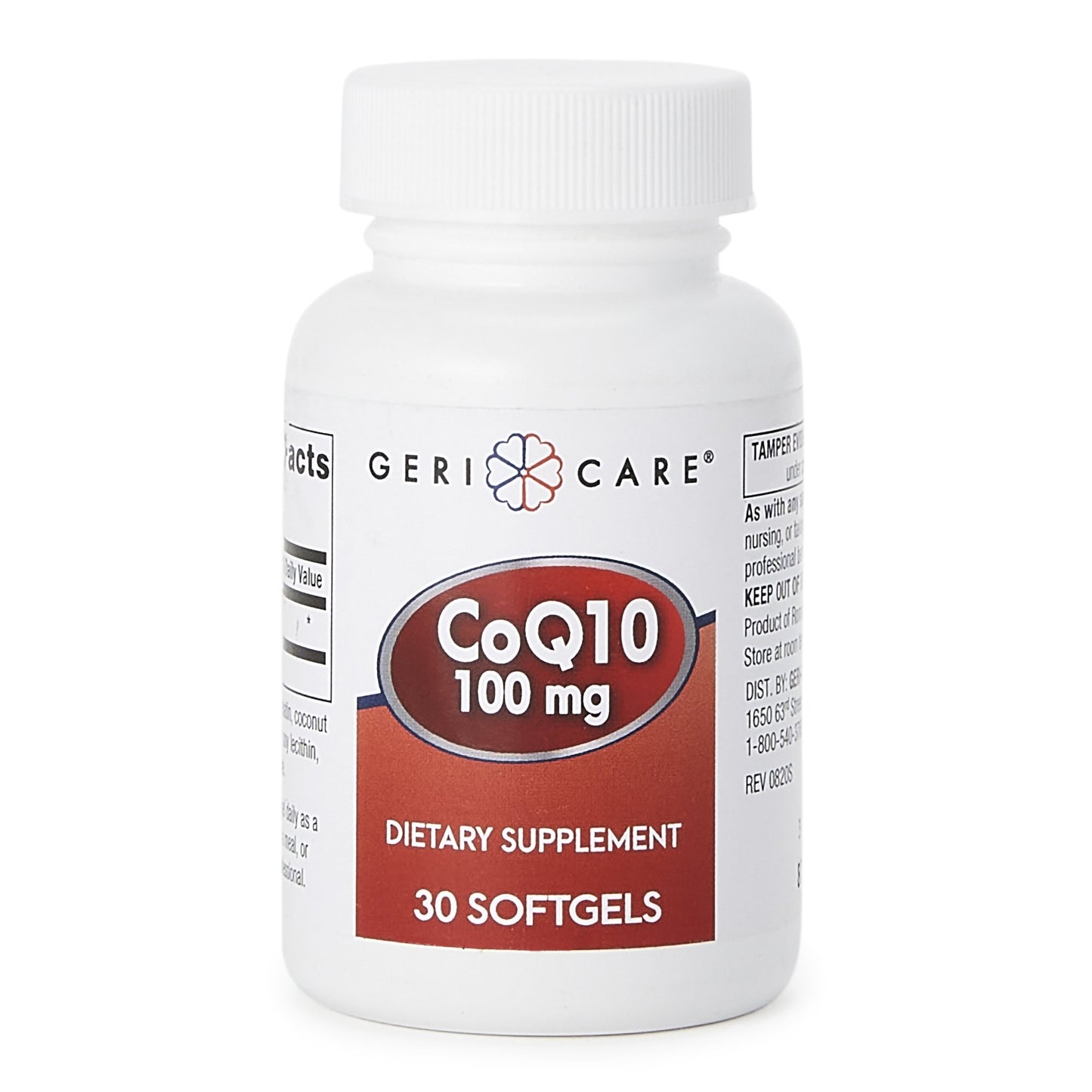 Geri-Care Dietary Supplement Coenzyme Q-10 100 mg Strength Softgel 30 per Bottle (1158246_BT)