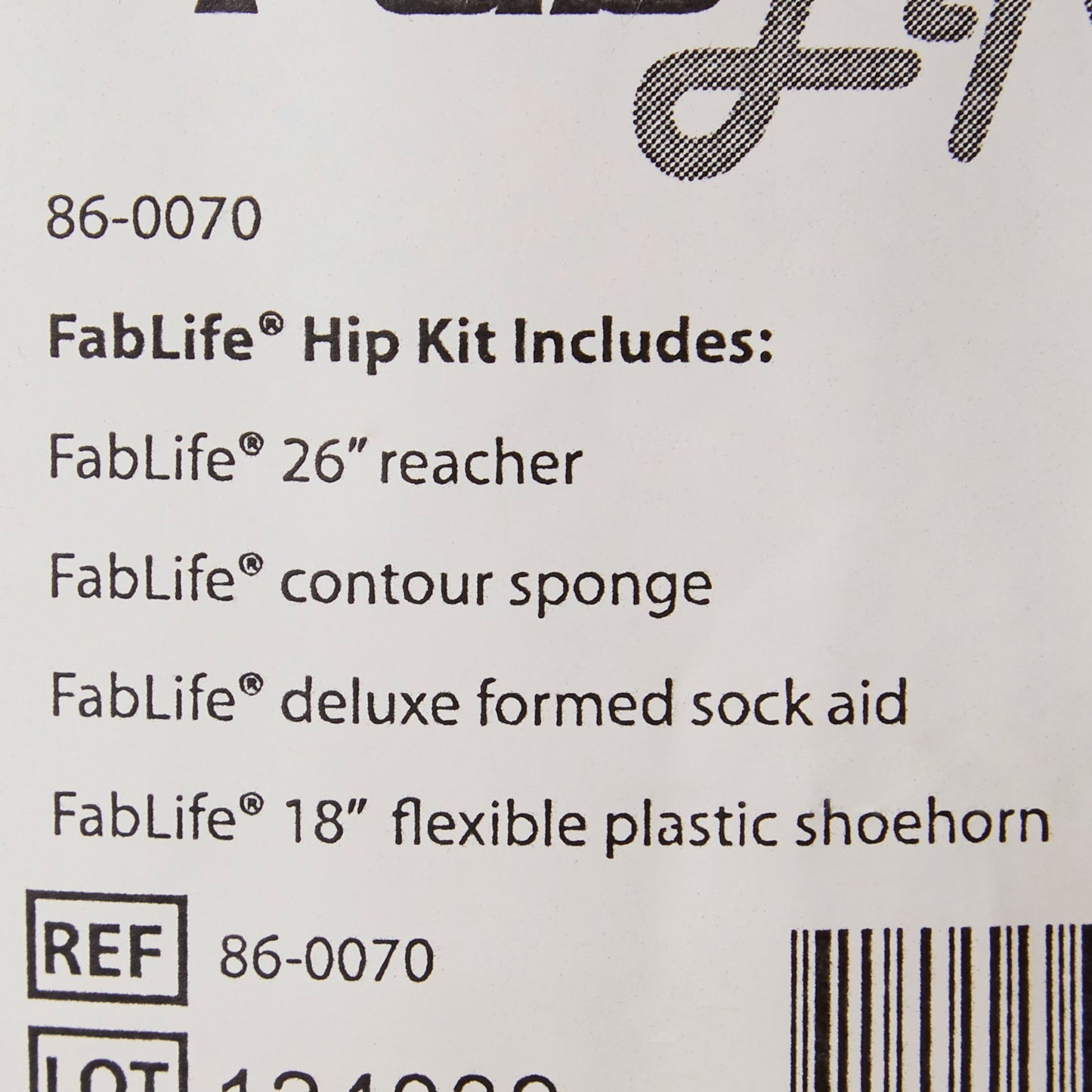 FabLife™ Standard ADL Hip / Knee Equipment Kit Reacher - 26 Inch Length / Shoehorn - 18 Inch Length (814424_EA)