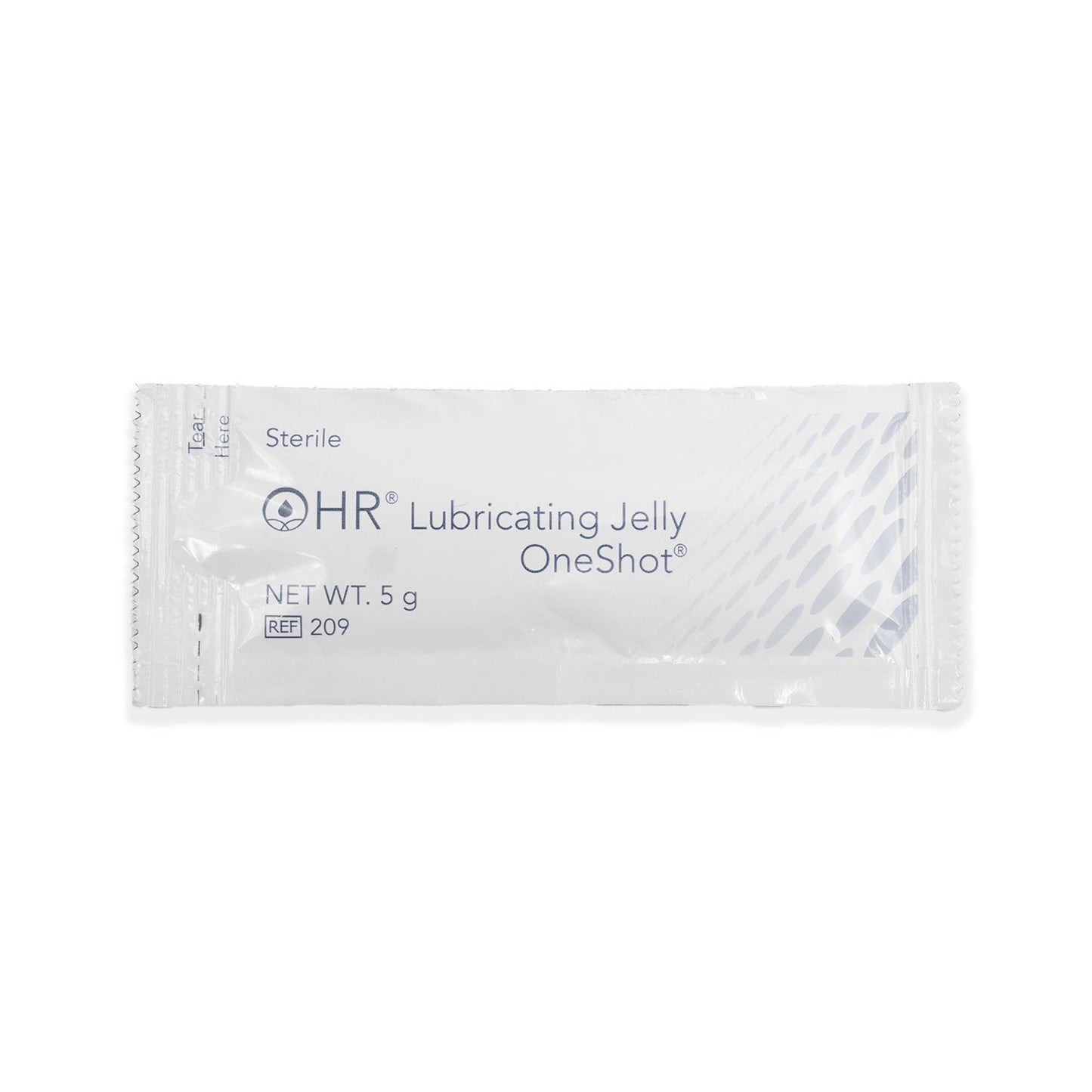 HR® One Shot® Lubricating Jelly 5 Gram Individual Packet Sterile (869211_BX)