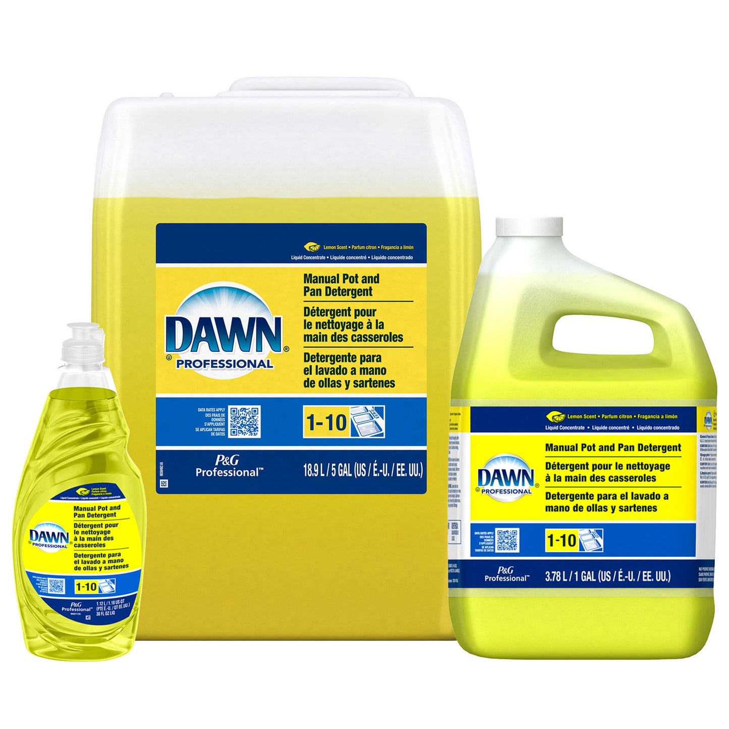 Dawn® Professional Dish Detergent 38 oz. Bottle Liquid Lemon Scent (860763_CS)
