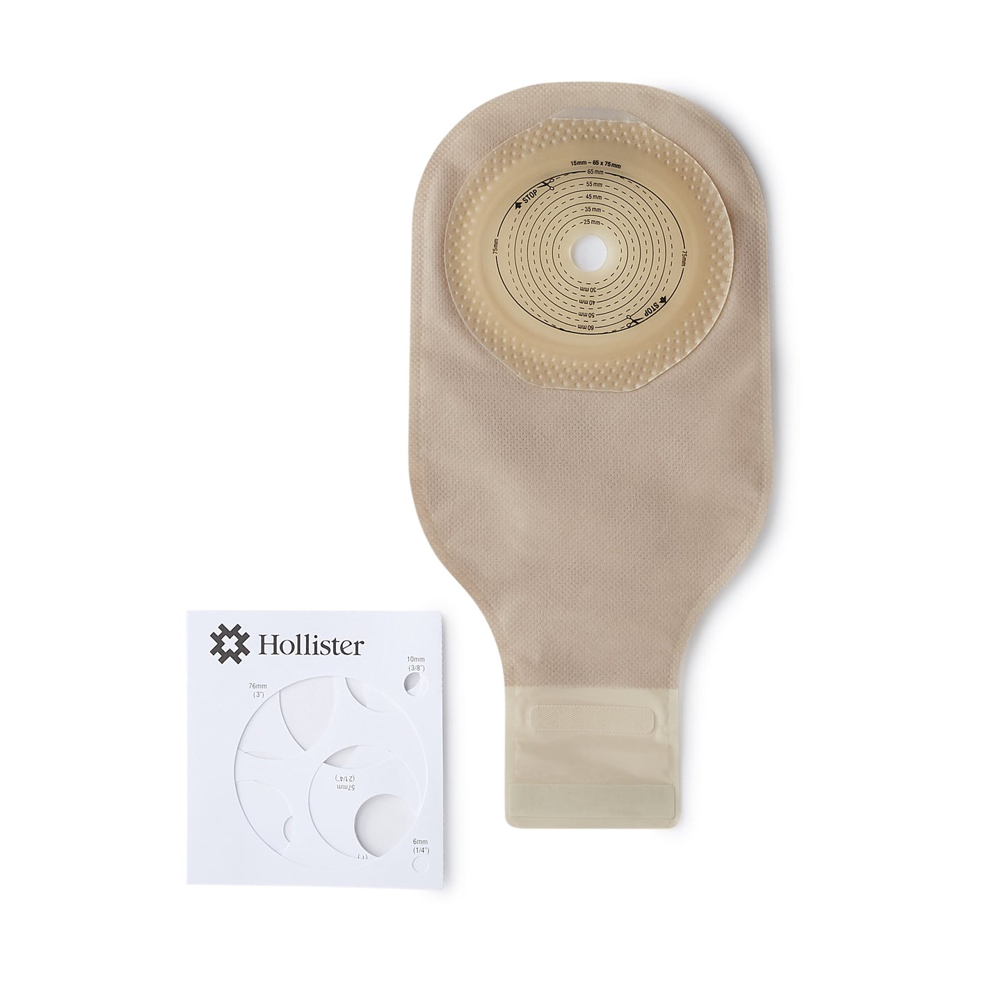 Premier™ Ostomy Pouch One-Piece System 12 Inch Length Oval, Flat, Trim to Fit 2-1/2 to 3 Inch Stoma Drainable (689137_BX)