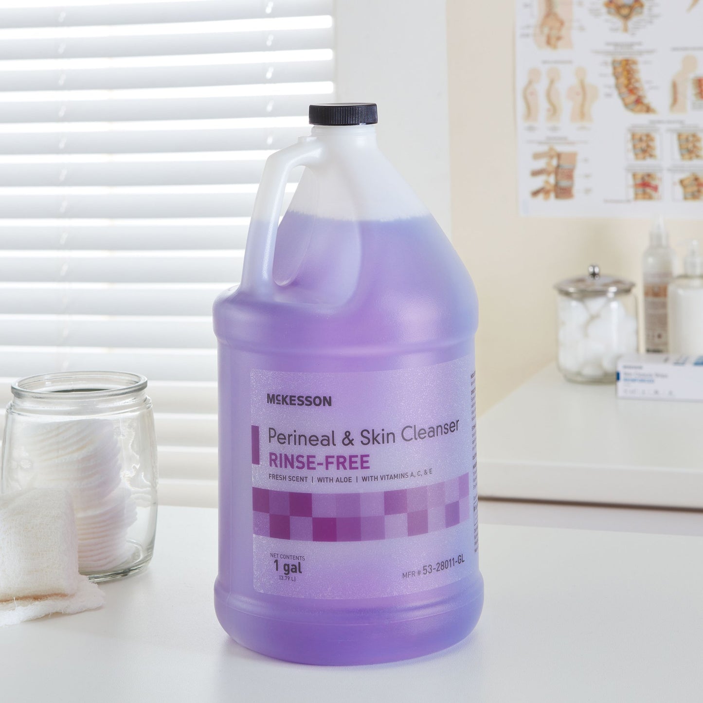 McKesson Rinse-Free Perineal Wash Liquid 1 gal. Jug Fresh Scent (877028_EA)