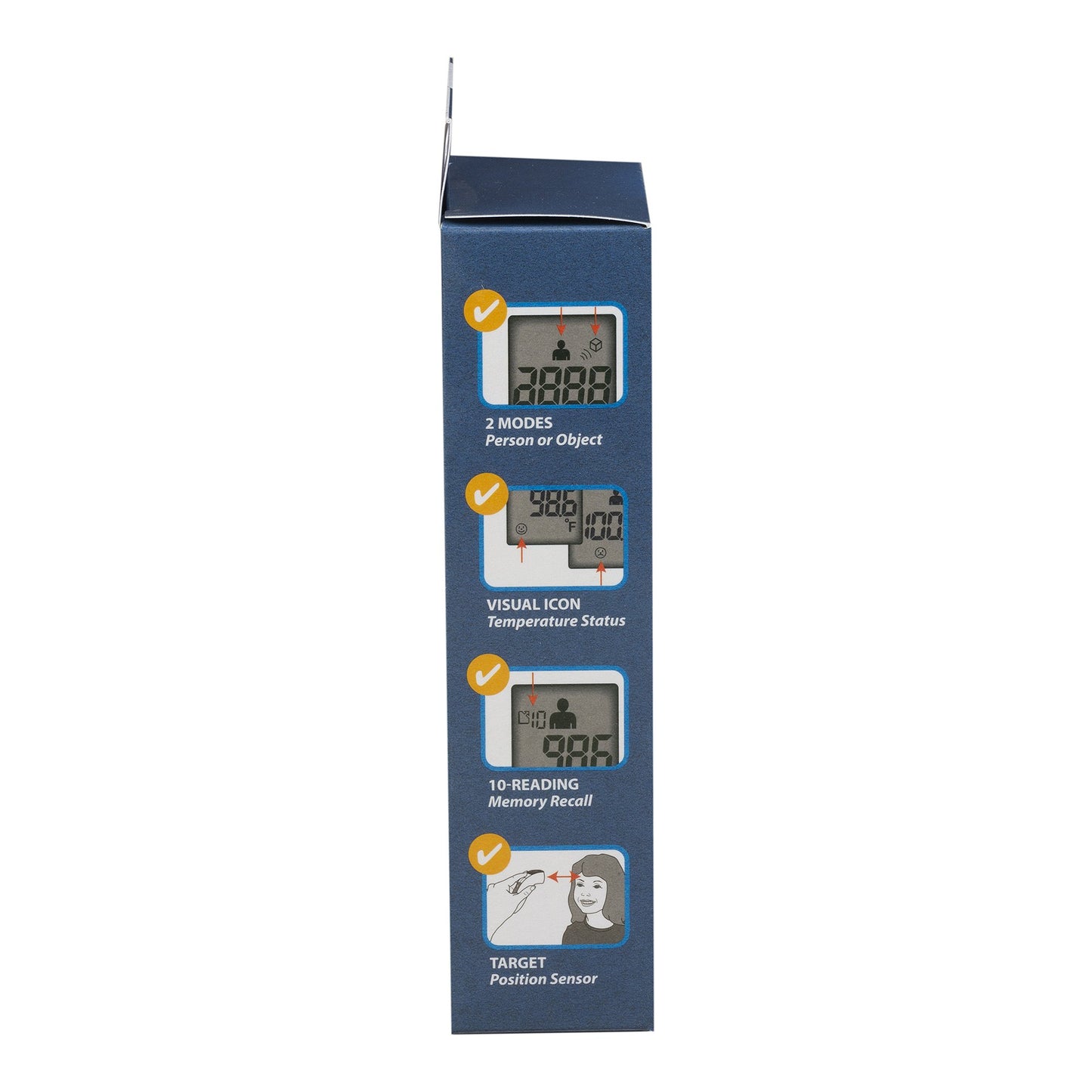 Veridian Non-Contact Skin Surface Thermometer Infrared Skin Probe Handheld (1226087_EA)