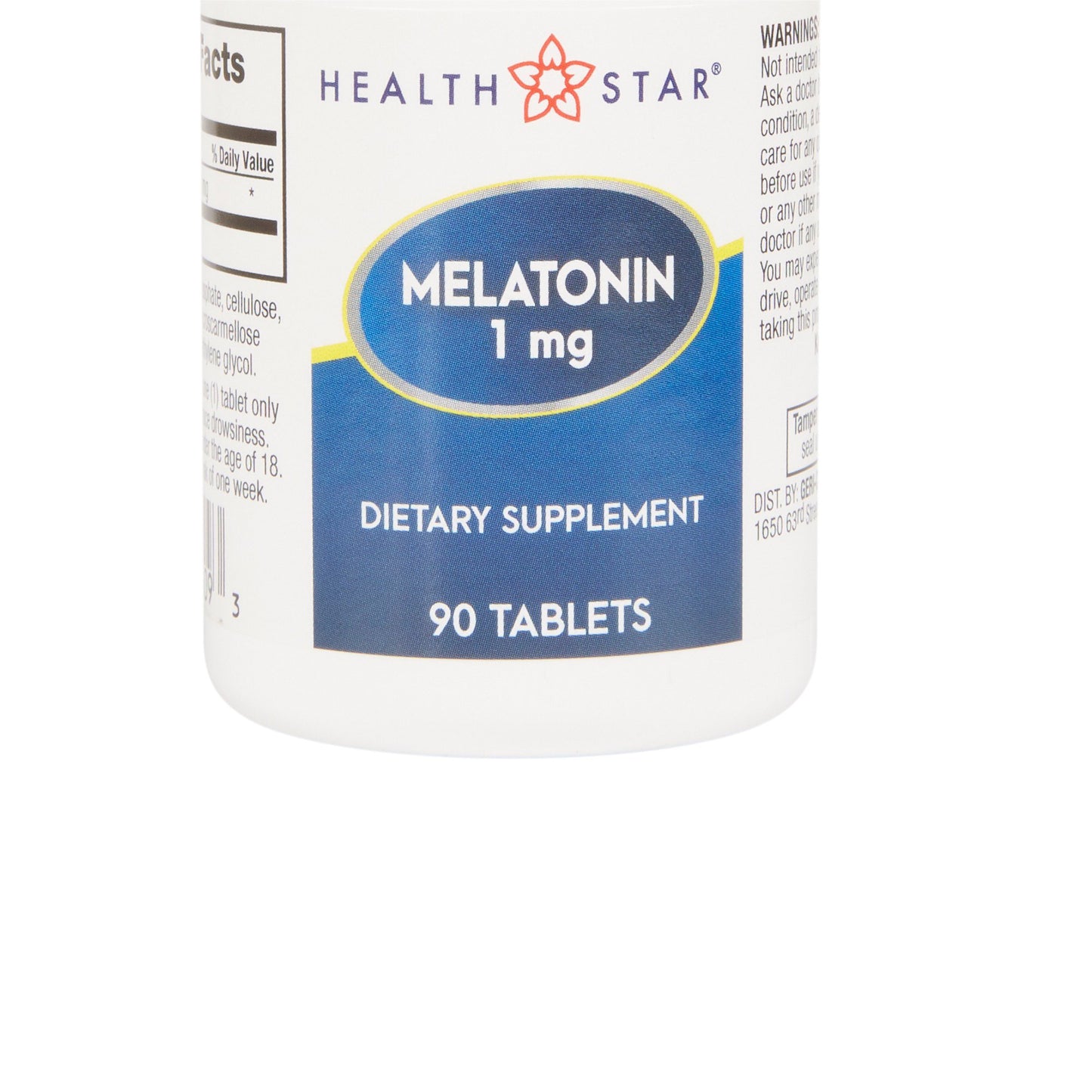 McKesson Brand Natural Sleep Aid 90 per Bottle Tablet 1 mg Strength (972127_BT)