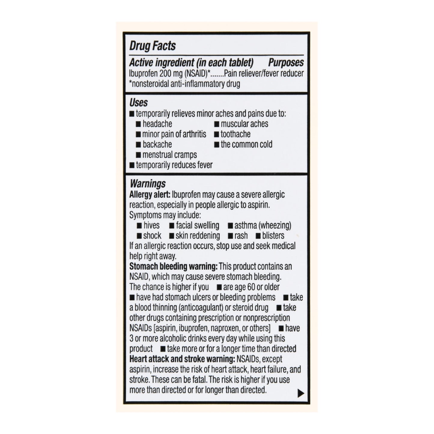 Foster & Thrive™ Pain Relief 200 mg Strength Ibuprofen Tablet 100 per Bottle (1238906_BT)