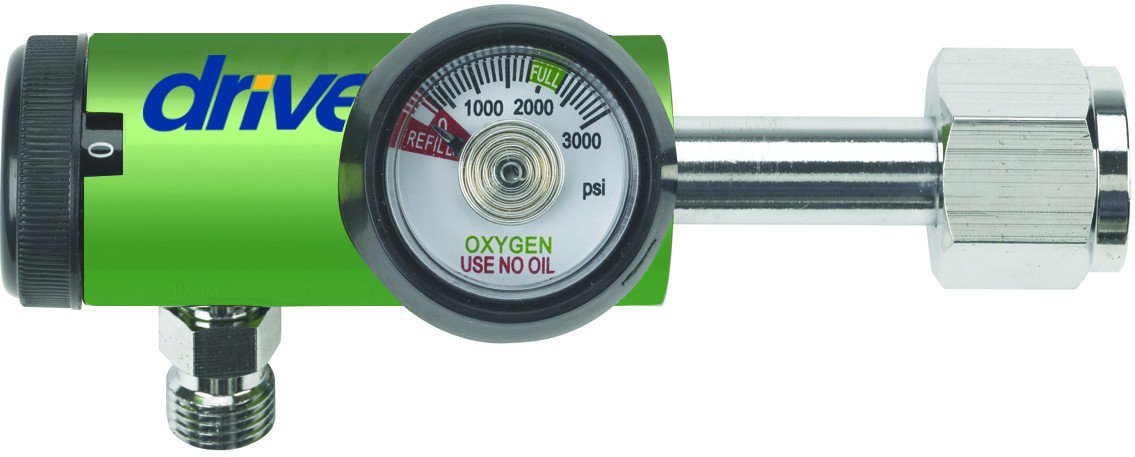 Drive™ Oxygen Regulator Click Style 0 - 15 LPM DISS Outlet CGA-540 (895420_EA)