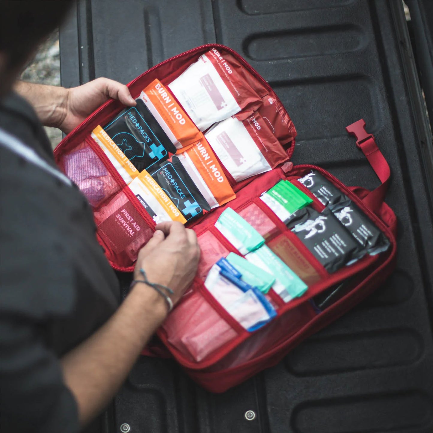 My Medic™ MYFAK Large Pro First Aid Kit Red Nylon Bag (1207720_EA)