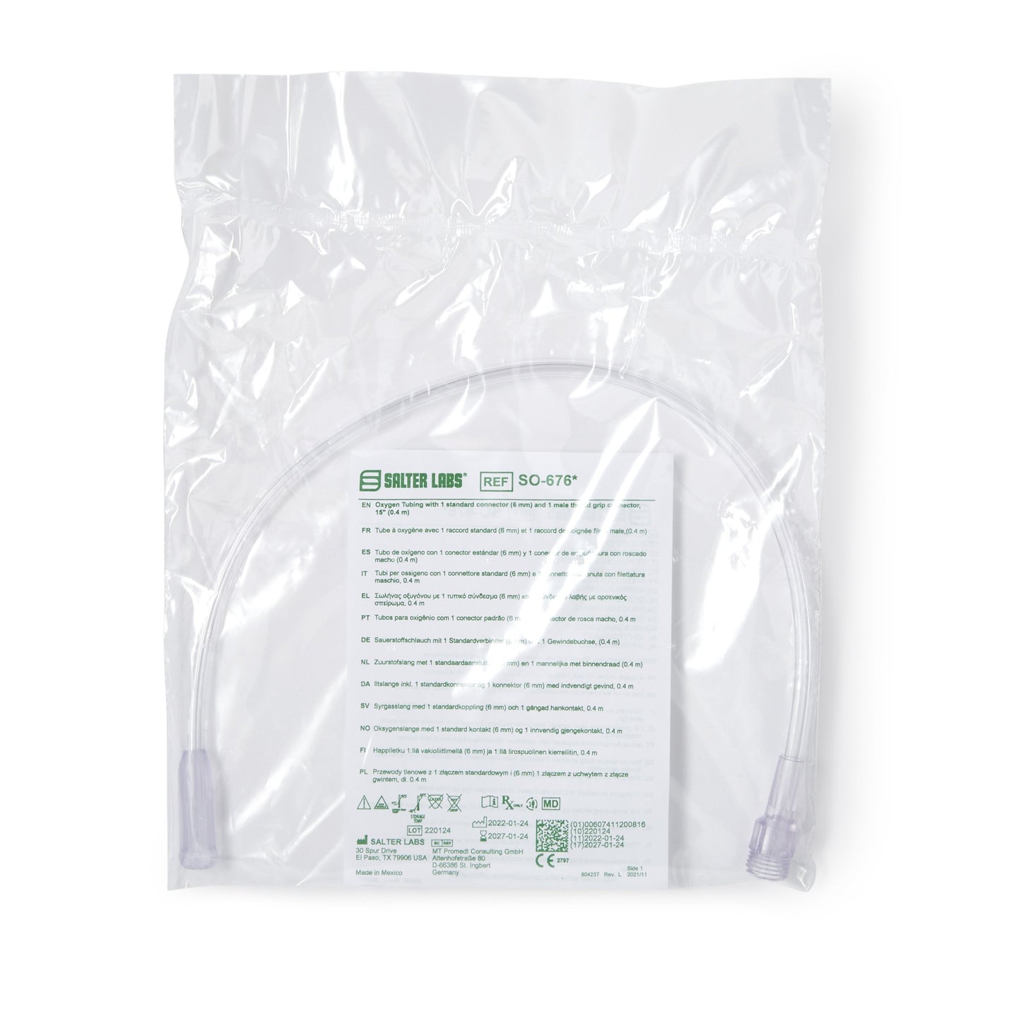 Salter Labs® Concentrator Humidifier Adapter Tubing Salter Labs® (701486_CS)