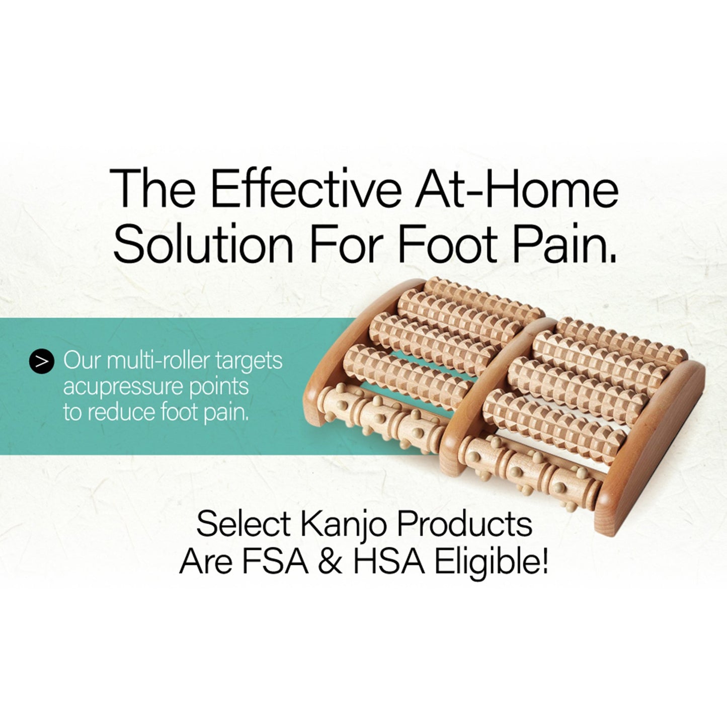 Kanjo Acupressure Foot Massager 2 X 7 X 10 Inch (1236433_CS)