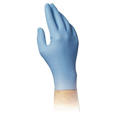 North Safety Products Dexi-Task Disposable Powder Free Nitrile Gloves, 5 mil, X-Large, Blue (068-LA049PFXL)