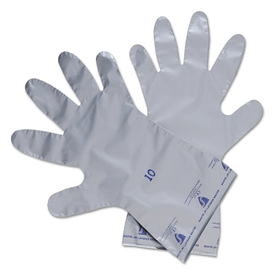 North Safety Products Silver Shield® Chemical-Resistant Gloves, Size 9, Silver (068-SSG9)