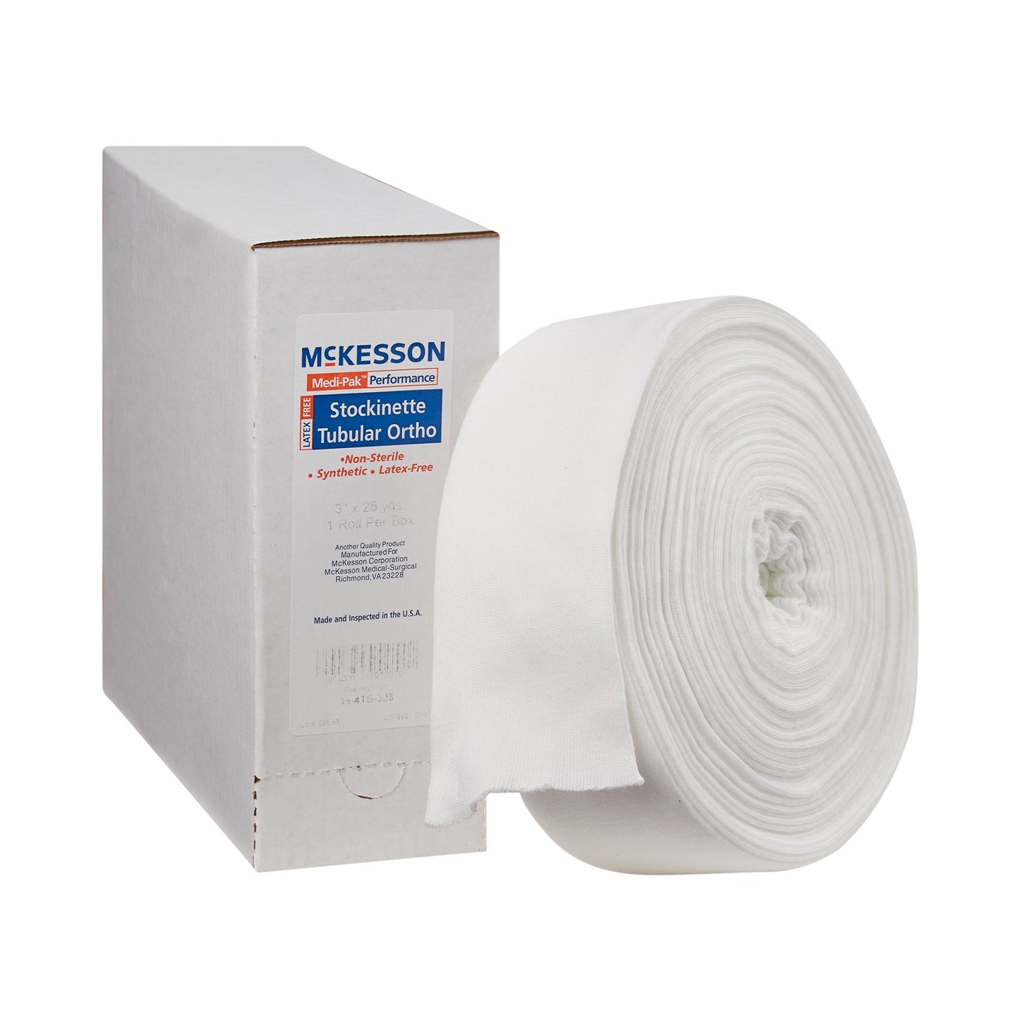 McKesson Stockinette Tubular 3 Inch X 25 Yard Polyester NonSterile (457646_RL)