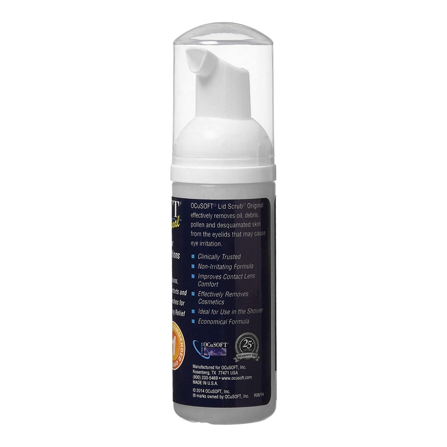OCuSOFT® Lid Scrub® Eyelid Cleanser 1.69 oz. Topical Foam (972748_EA)