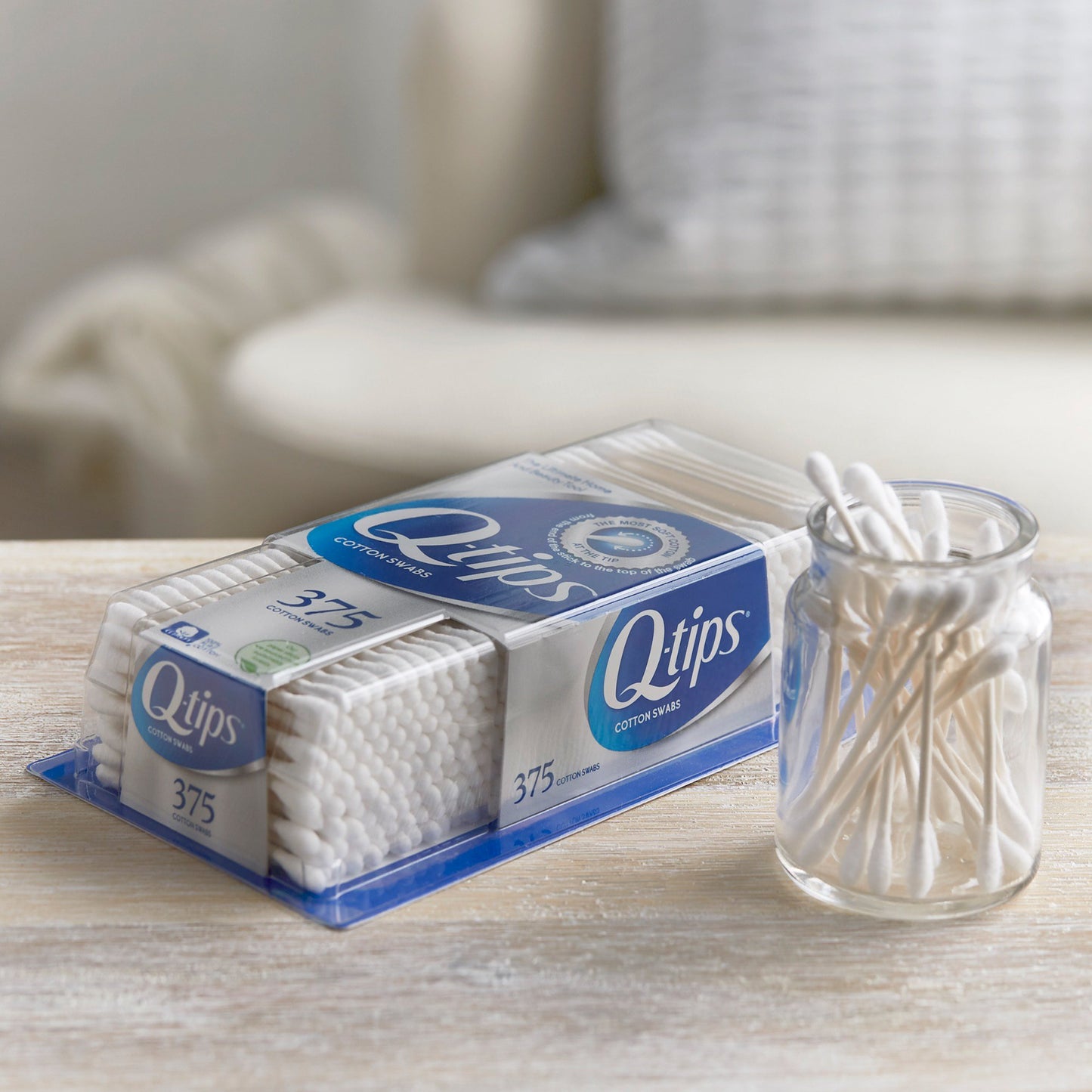 Q-Tip® Swabstick Cotton Tip Cotton Shaft 3 Inch NonSterile 375 per Pack (785468_PK)