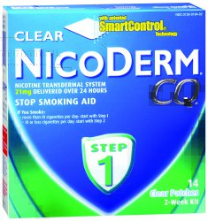 Nicoderm CQ® Stop Smoking Aid 21 mg Strength Transdermal Patch (523885_BX)