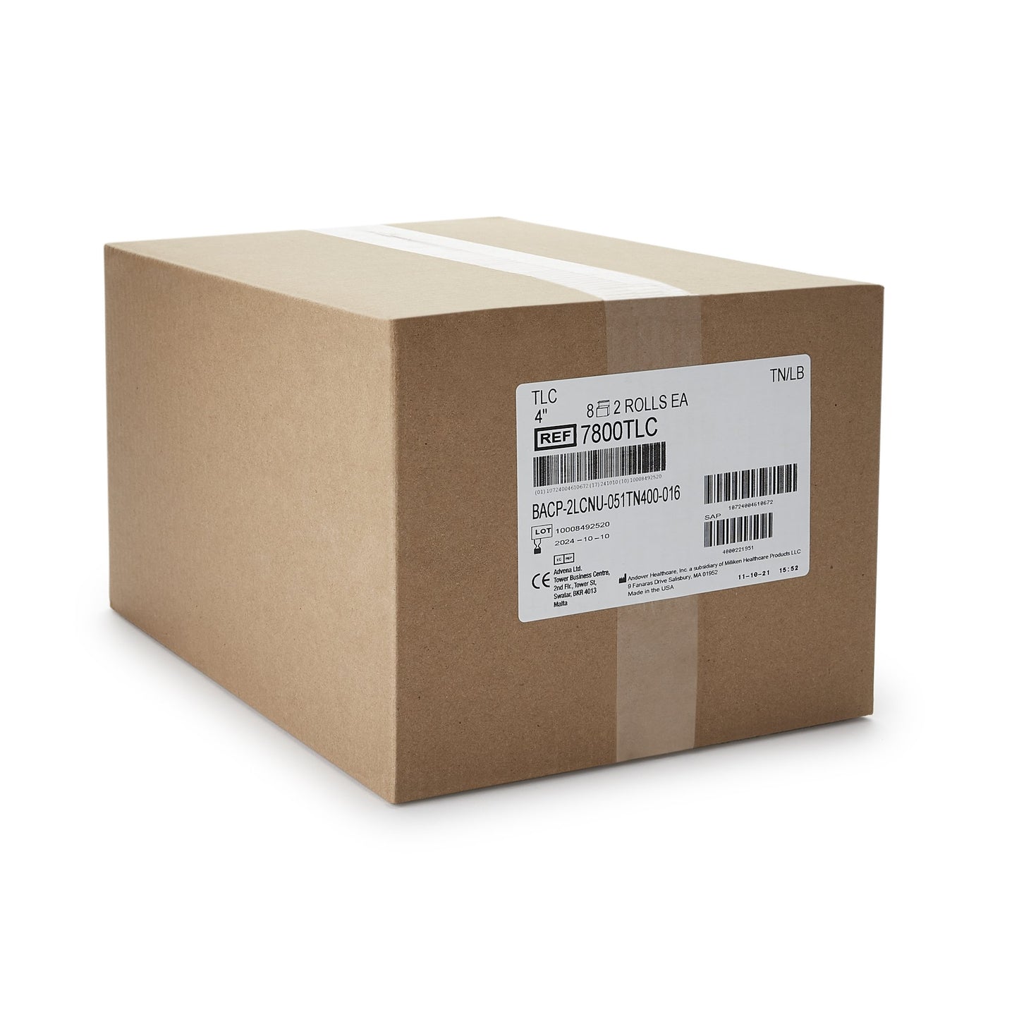 CoFlex® TLC with Indicators 2 Layer Compression Bandage System 4 Inch X 3-2/5 Yard / 4 Inch X 5-1/10 Yard Self-Adherent / Pull On Closure Tan NonSterile 35 to 40 mmHg (785364_BX)