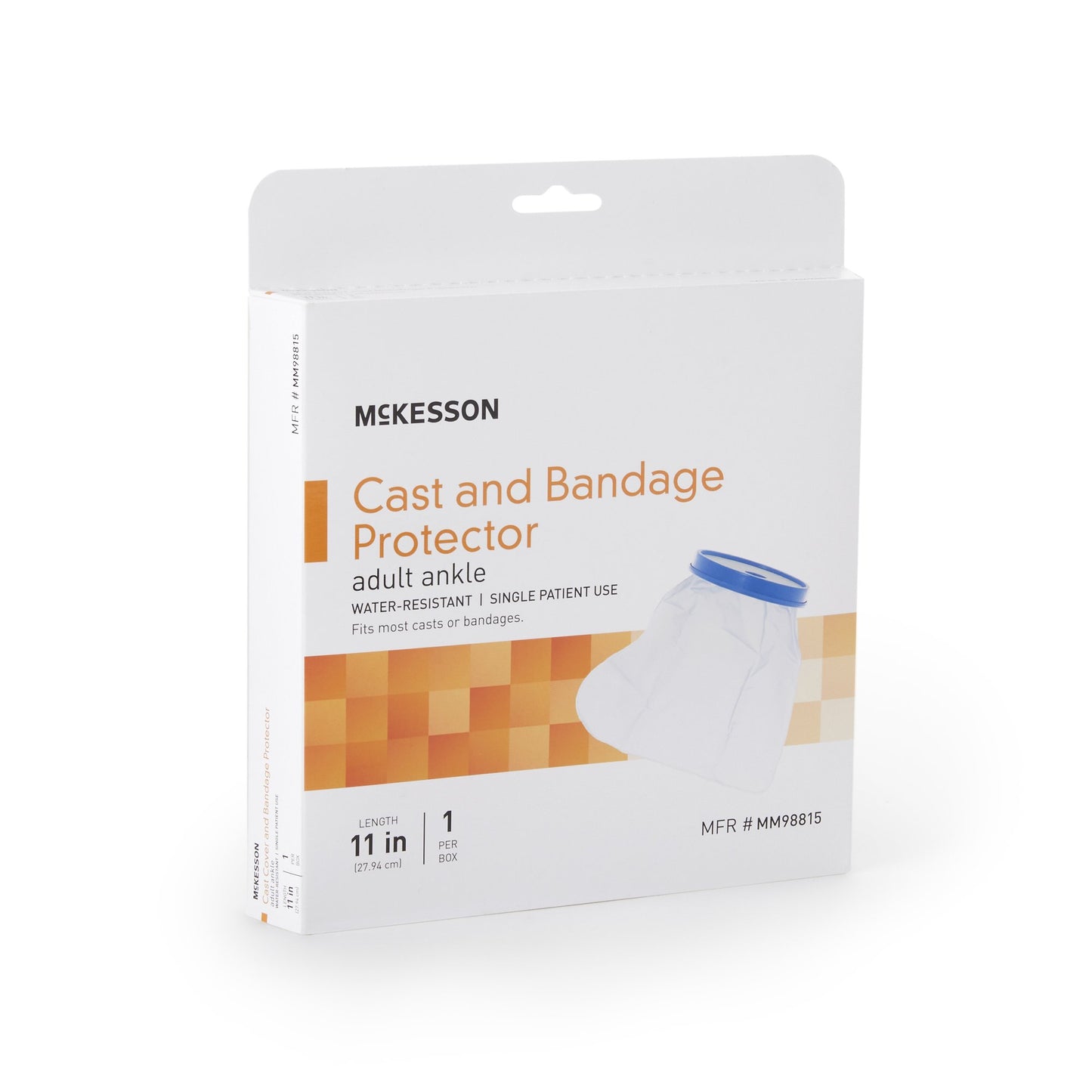 McKesson Leg Cast Cover Ankle Vinyl 12 Inch (1067368_EA)