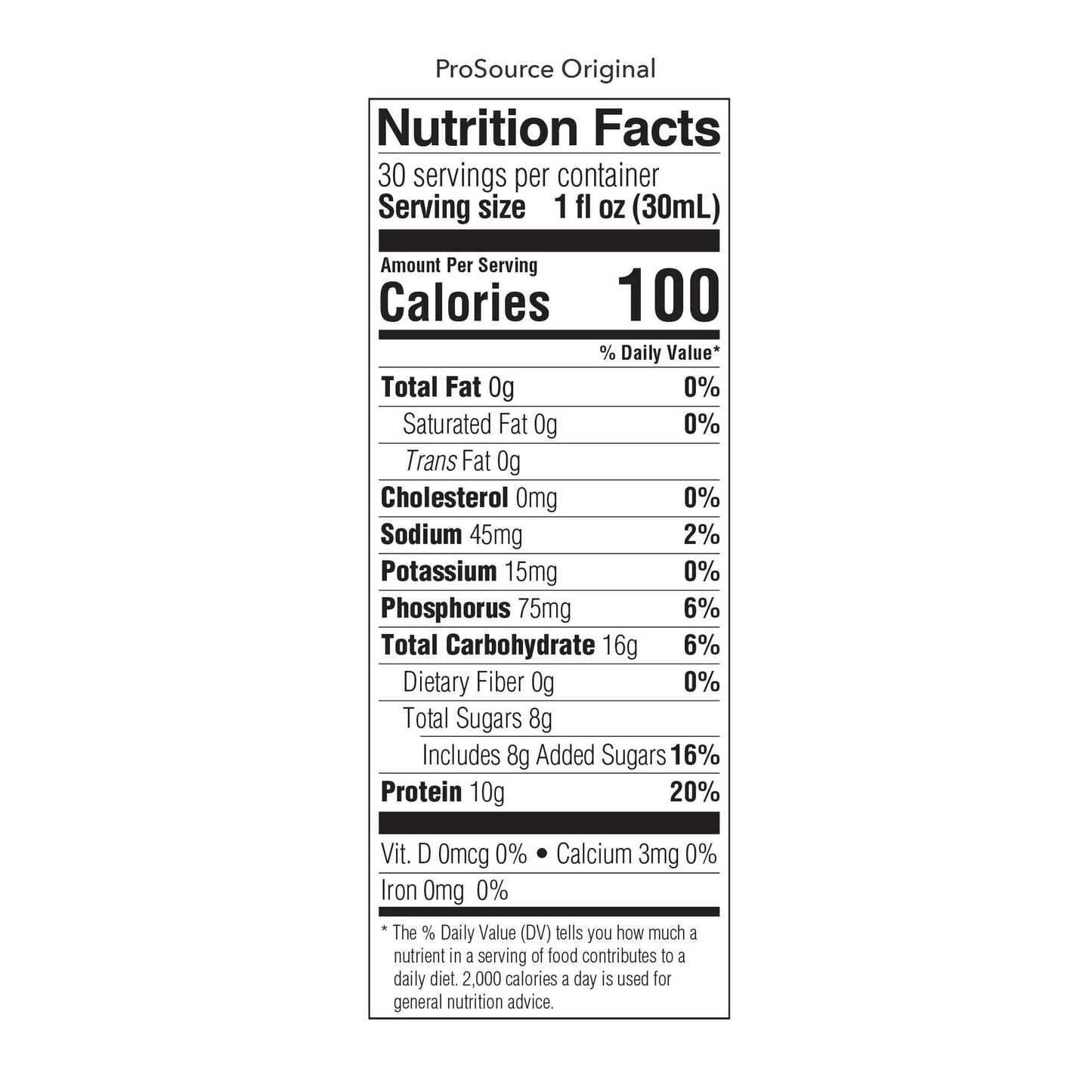 ProSource® Oral Supplement Neutral Flavor Liquid 30 oz. Bottle (677960_CS)