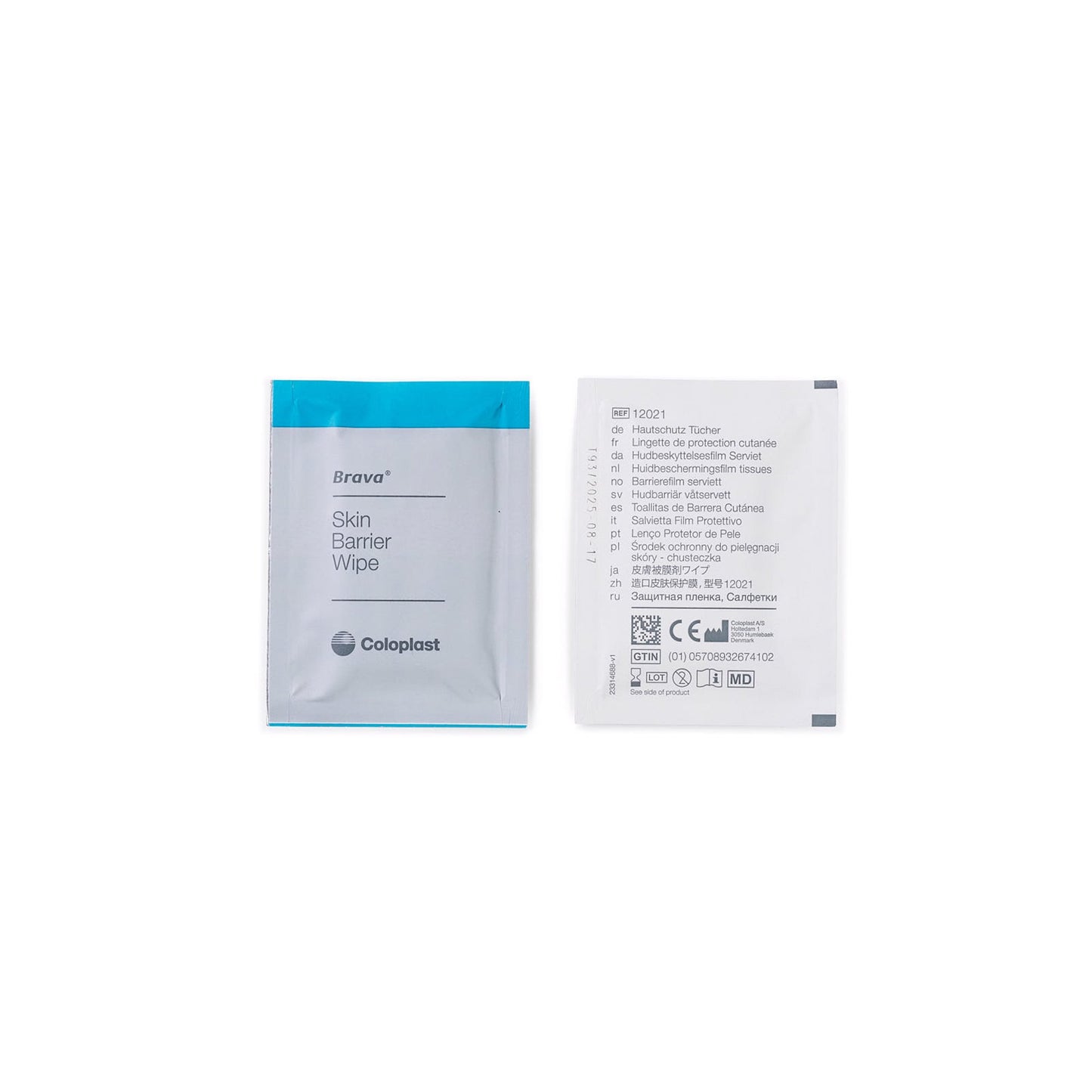 Brava® Skin Barrier Wipe 90 to 95% Strength Hexamethyldisiloxane Individual Packet NonSterile (866226_EA)