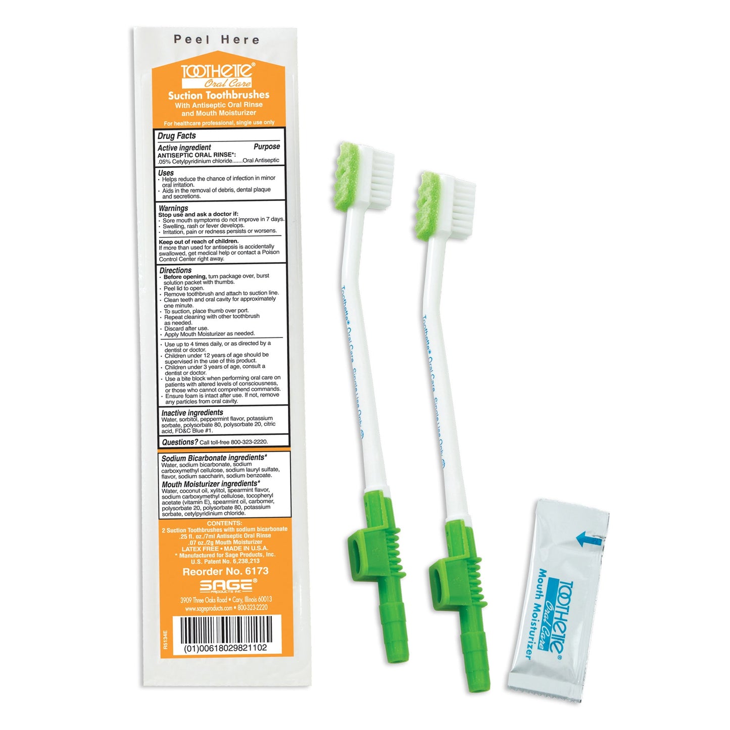 Toothette® Suction Toothbrush Kit NonSterile (463862_CS)