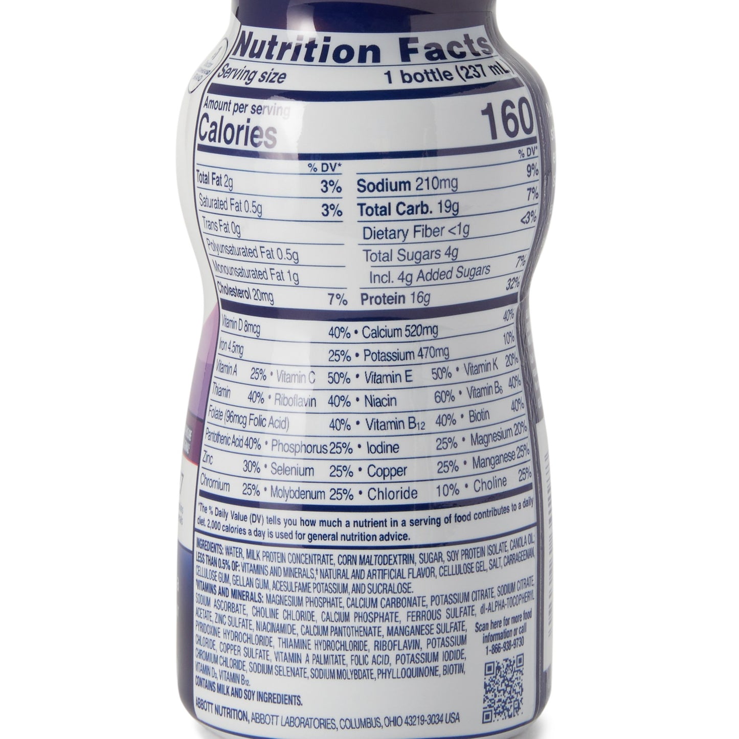 Ensure® High Protein Shake Oral Supplement Vanilla Flavor Liquid 8 oz. Bottle (995521_CT)