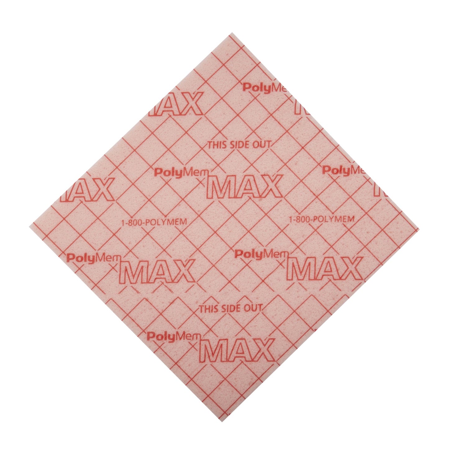 PolyMem® Max® Foam Dressing 4-1/2 X 4-1/2 Inch Without Border Film Backing Nonadhesive Square Sterile (481320_BX)