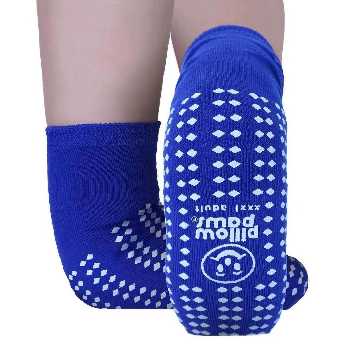Pillow Paws® 360° Imprint Slipper Socks Unisex Adult 3X-Large / X-Wide All Around Tread Single Patient Use Royal Blue (554158_PR)