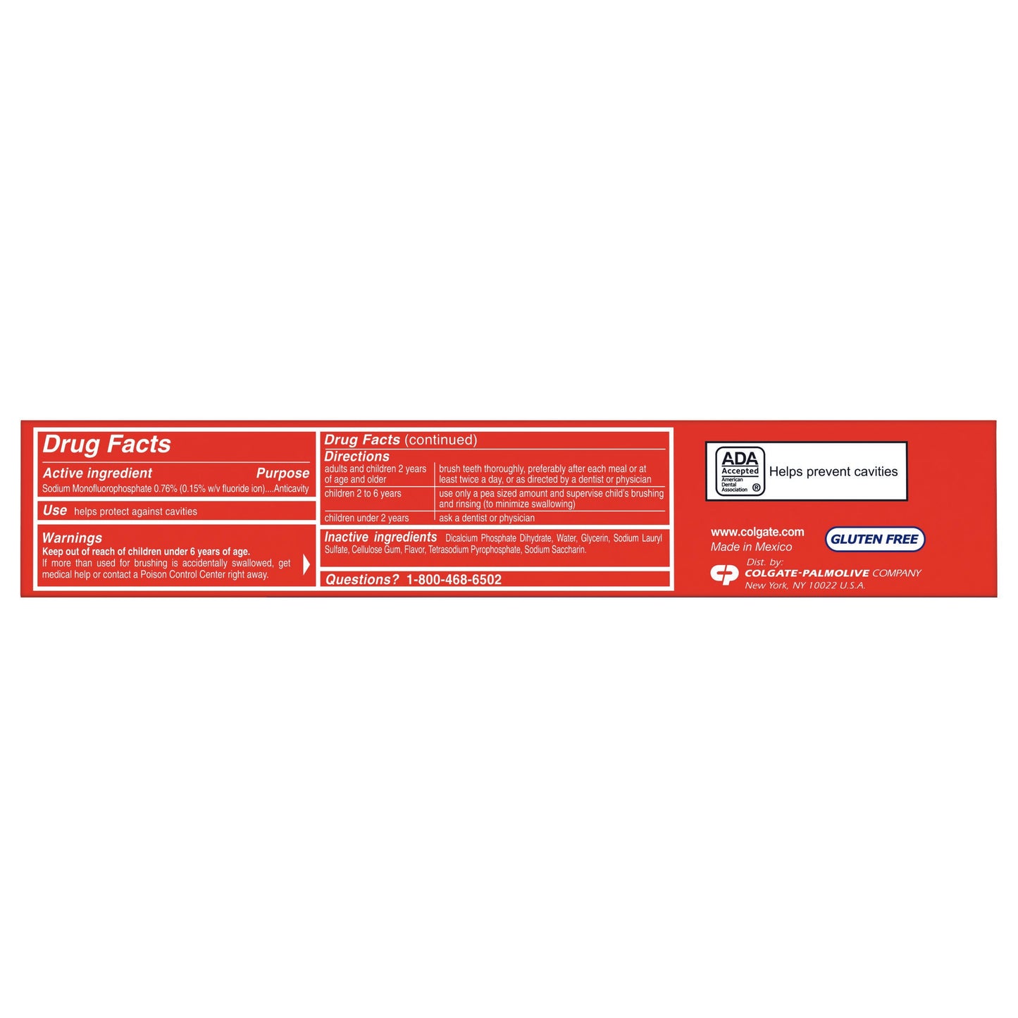 Colgate® Cavity Protection Toothpaste Regular Flavor 4 oz. Tube (1004082_EA)