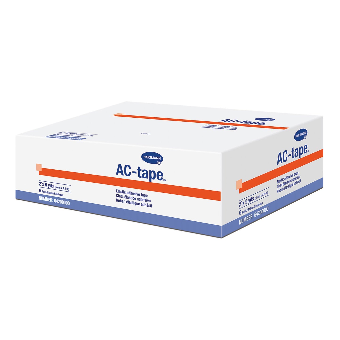 AC-tape® Athletic Tape Tan 2 Inch X 5 Yard Cotton NonSterile (447797_BX)