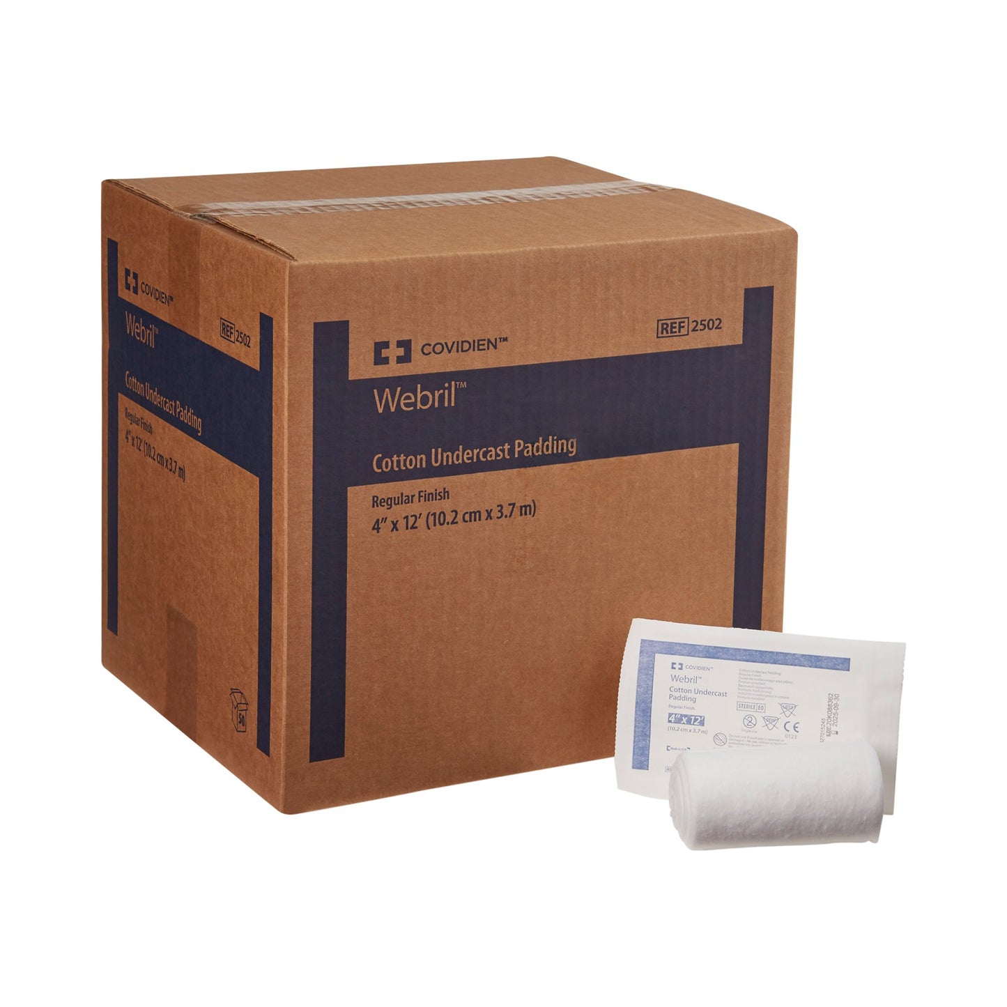 Webril™ Cast Padding Undercast 4 Inch X 4 Yard Cotton Sterile (684276_CS)
