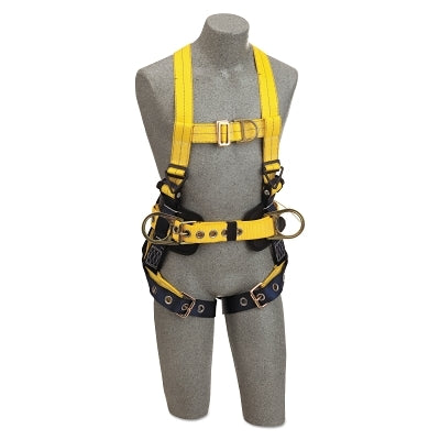 3M Delta Construction Style Positioning/Climbing Harnesses, Front & Back D-Rings,XL (098-1107809)