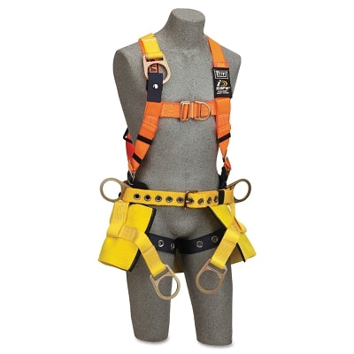3M Chair Harness with Soft Seat Sling, Extended Back D-Ring and Side D-Rings, Large (098-1108100)