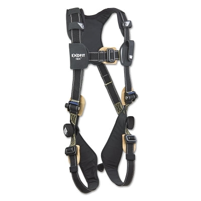 3M ExoFit NEX Arc Flash Harness w/ PVC Coated Aluminum D-Rings, Back D-Ring, Large (098-1103087)