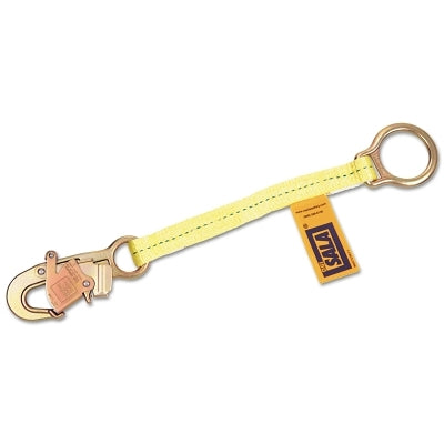 3M D-Ring Extension Harness Accessories, 1.5 ft, Snap Hook Connection (098-1231117)