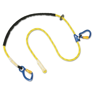 3M Pole Climber's Adjustable Rope Positioning Lanyards, 8 ft, Snap Hook, 310 lb (098-1234080)
