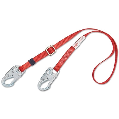 Capital Safety PRO Adjustable Web Positioning Lanyards, 6 ft, Self-Locking Snap Hook, 310 lb (098-1385301)