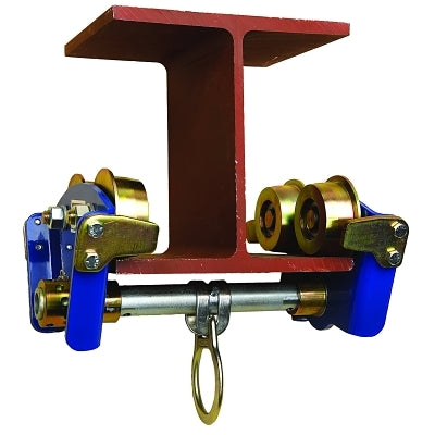 3M I-Beam Trolley, 3 in to 8 in W Flange, Up to 11/16 in Thickness, 310 lb Load Capacity, Clamp Attachment (098-2103143)