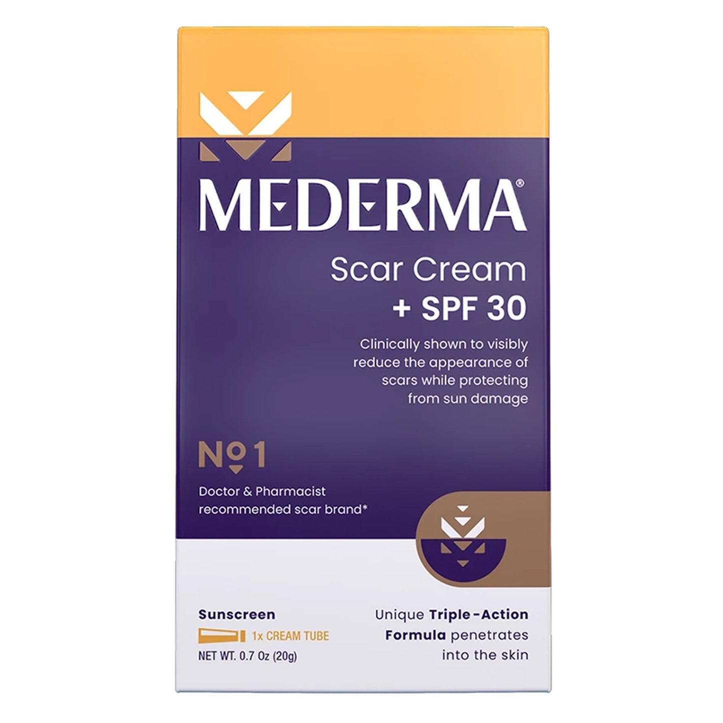 Mederma® Scar Cream + SPF30 Scar Treatment with Sunscreen 20 Gram Tube Scented Cream (1215269_EA)