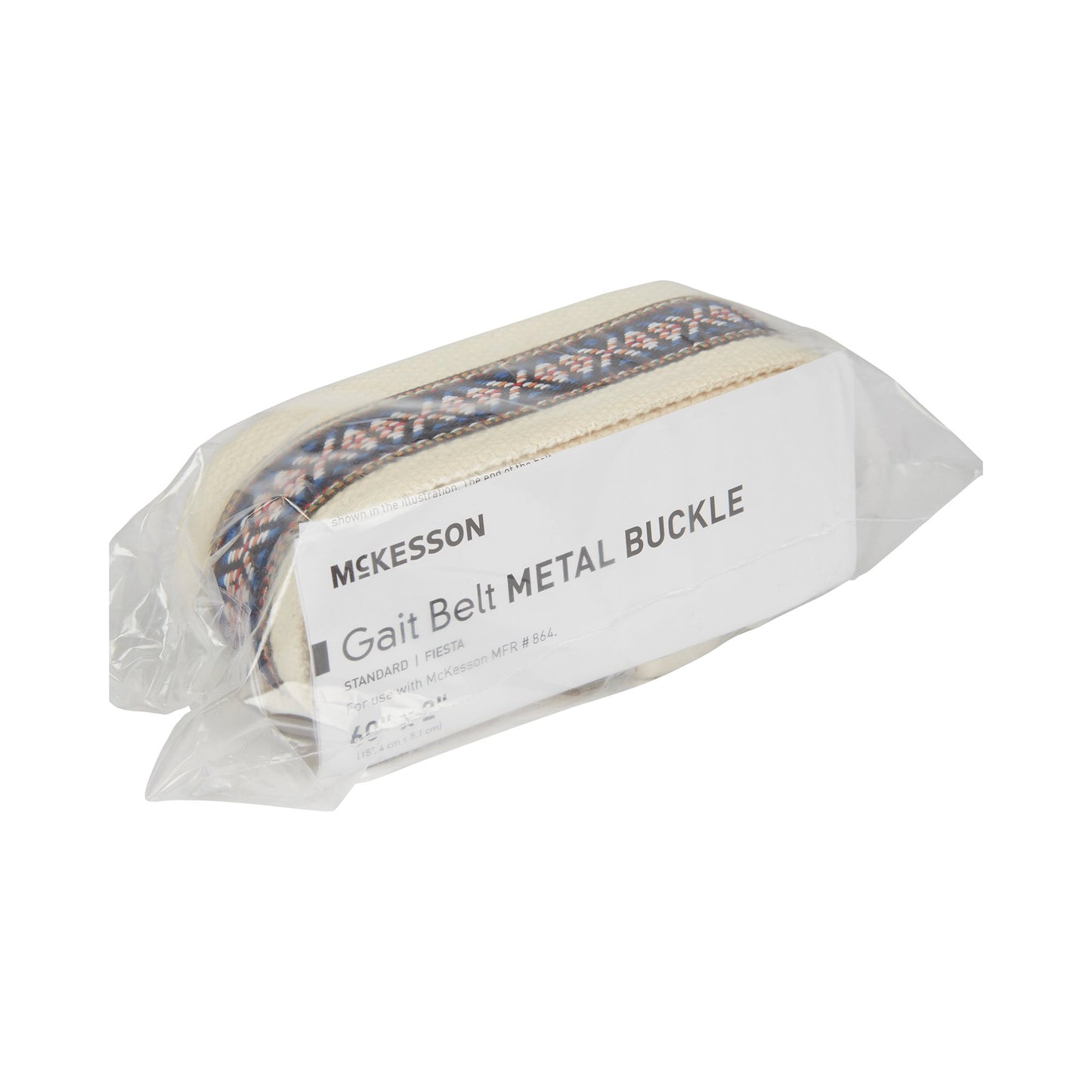 McKesson Gait Belt 60 Inch Length Fiesta Design Polyester (864669_EA)